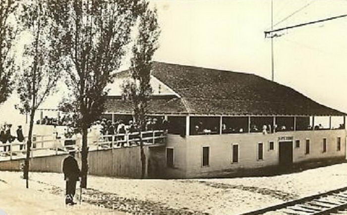 Sugar Island Dance Pavillion - Old Post Card Photo (newer photo)